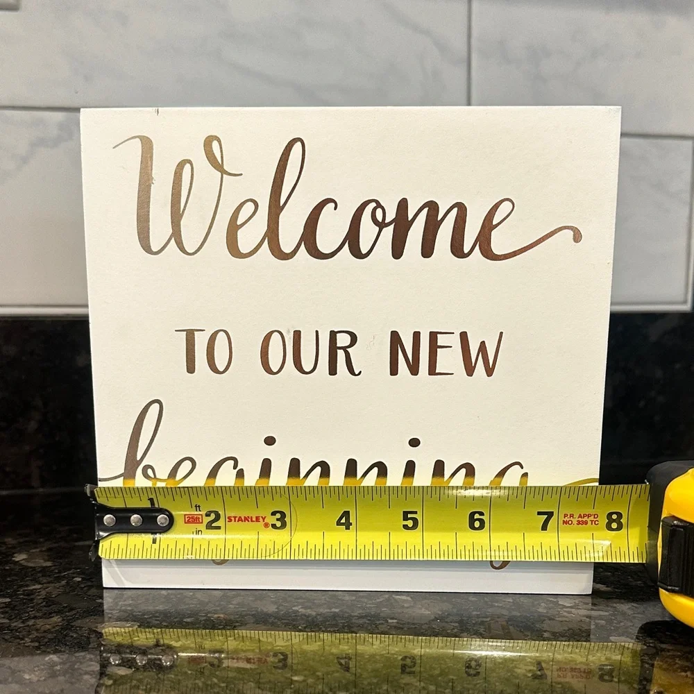 Wedding Sign - Welcome To Our New Beginning